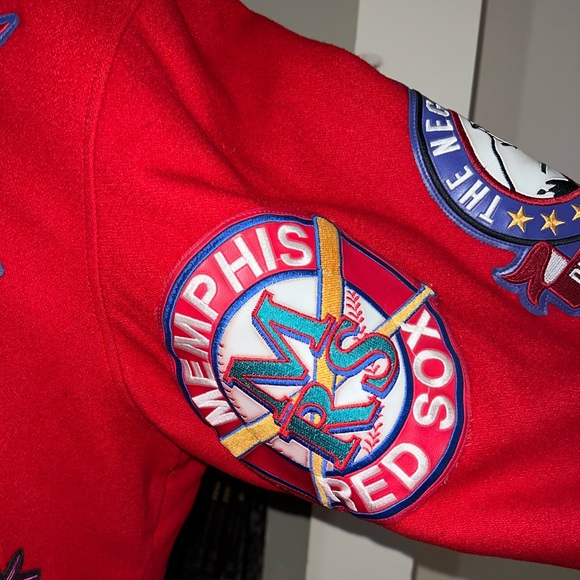 JH Negro LEAGUE Varsity PATCH Jacket - Picture 7 of 16